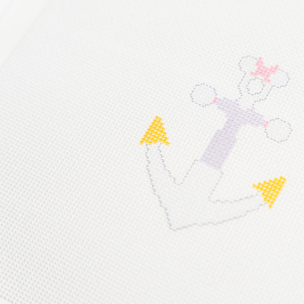 Daisy Anchor, stitched detail