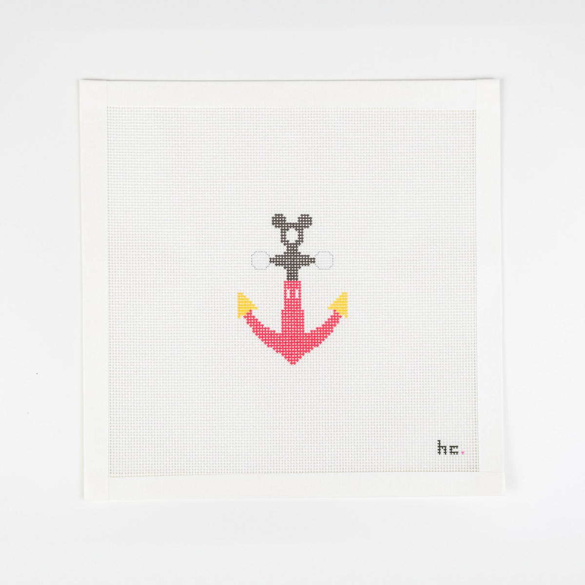 Mickey Anchor, printed needlepoint canvas