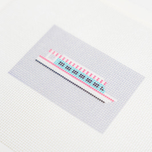 Theme Park Boat, stitched detail