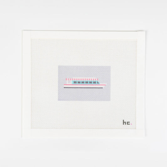 Theme Park Boat, printed needlepoint canvas