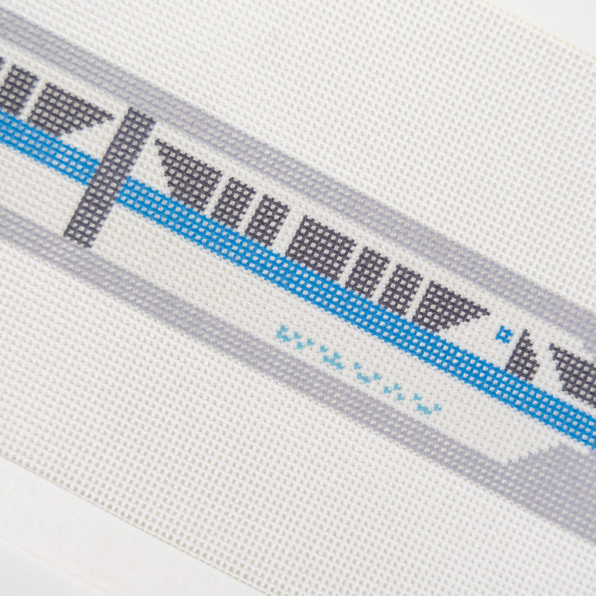 Theme Park Monorail, stitched detail
