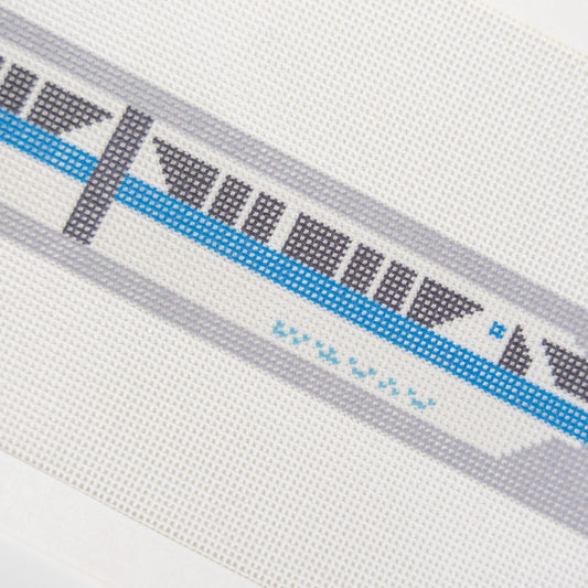 Theme Park Monorail, stitched detail