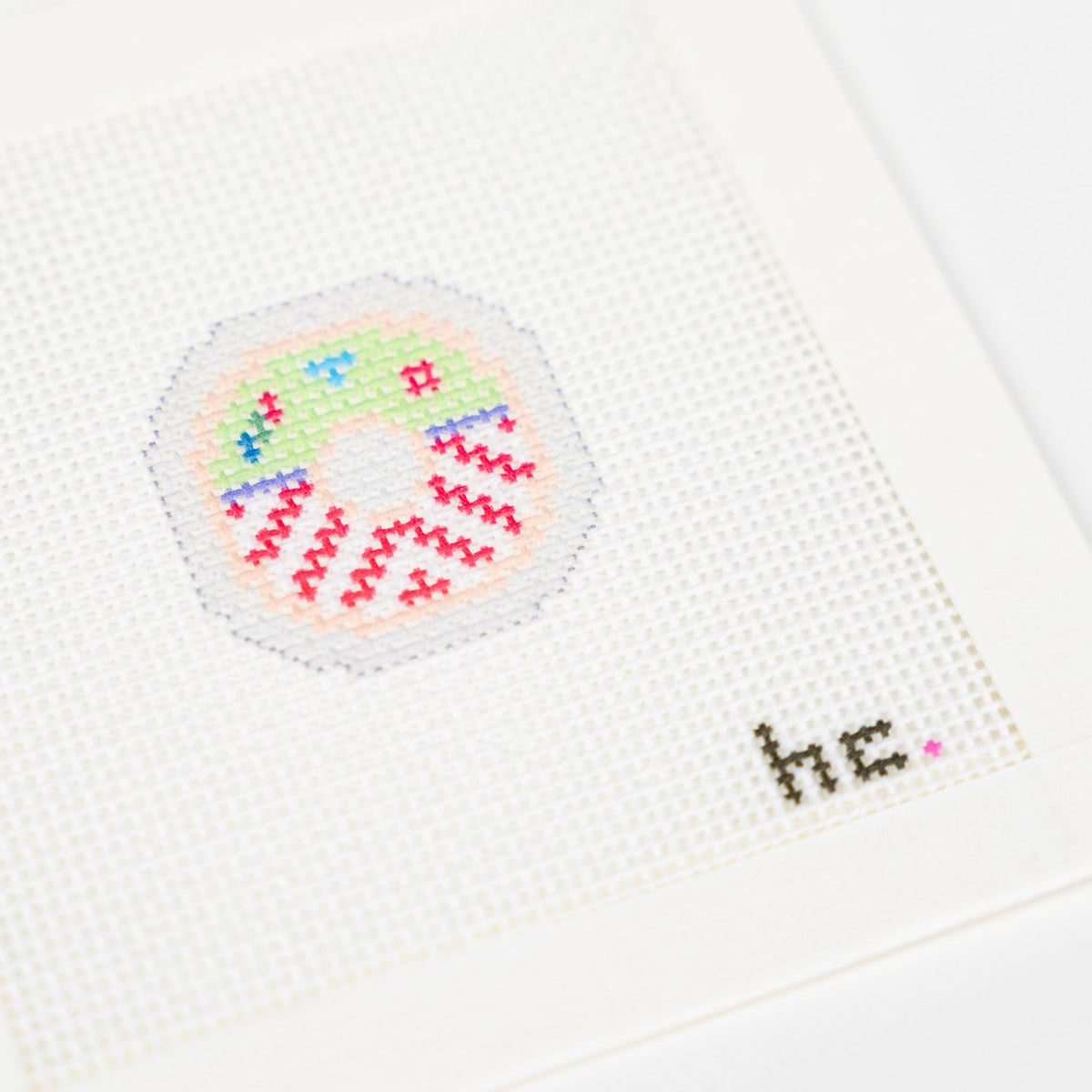 Buzz Donut, stitched detail