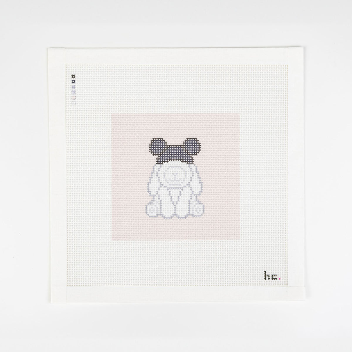 Evie Towel Animal, printed needlepoint canvas
