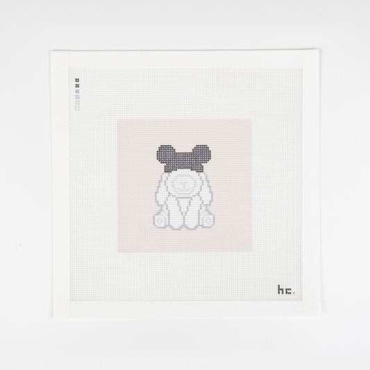 Evie Towel Animal, printed needlepoint canvas