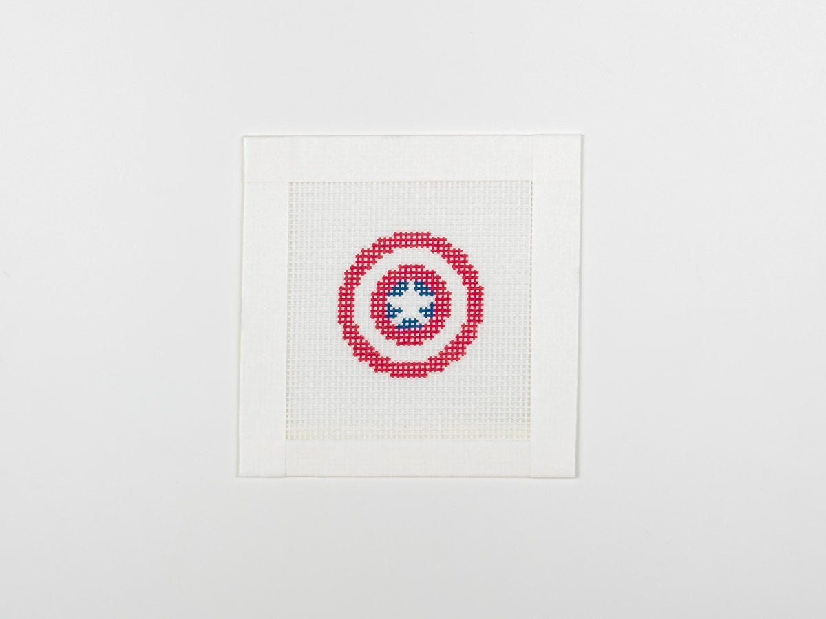 America's Ass, printed needlepoint canvas, full view