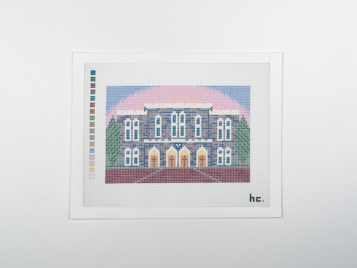 Cameron Indoor, printed needlepoint canvas, full view
